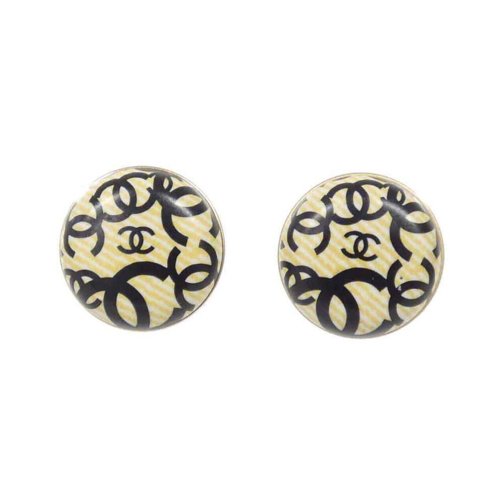 CHANEL Black Earrings